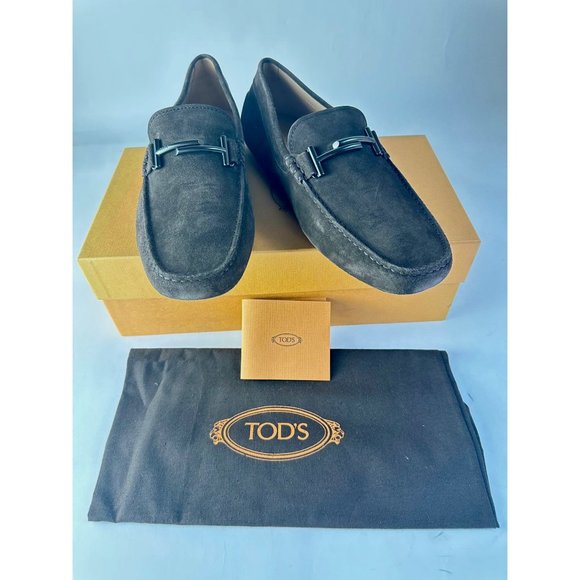 Tod’s Dark Brown Rust Double T Loafers City Gommino Driving Shoes main image 9